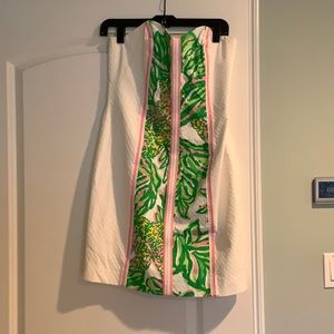 Lilly Pulitzer strapless dress